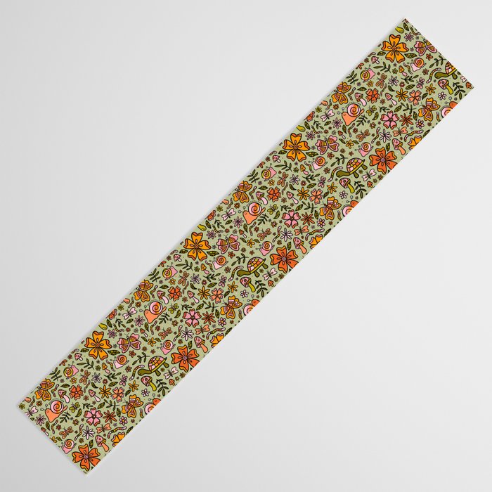 Spring Snail Print Table Runner Gallery Image 3