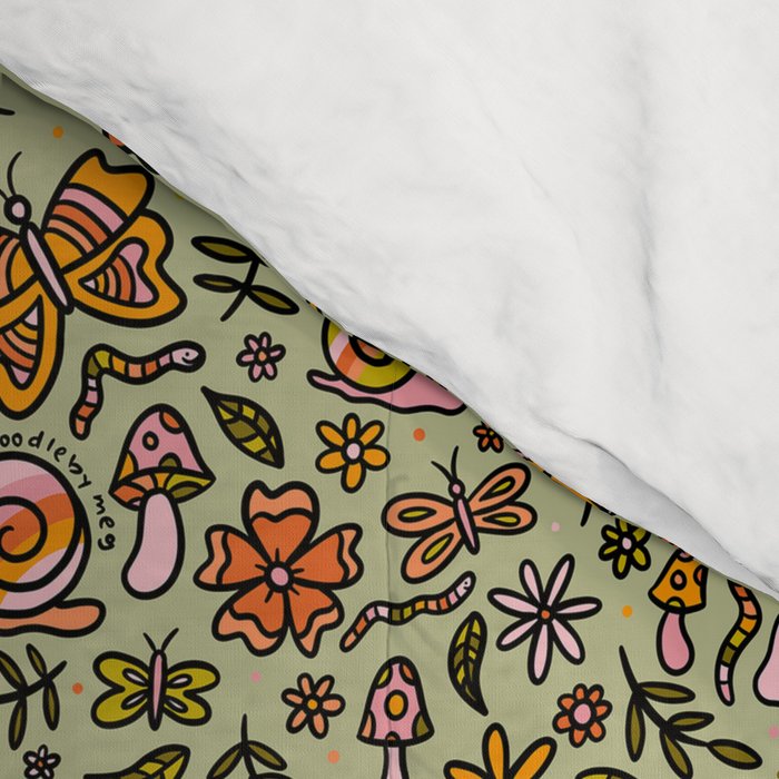 Spring Snail Print Comforter Gallery Image 4