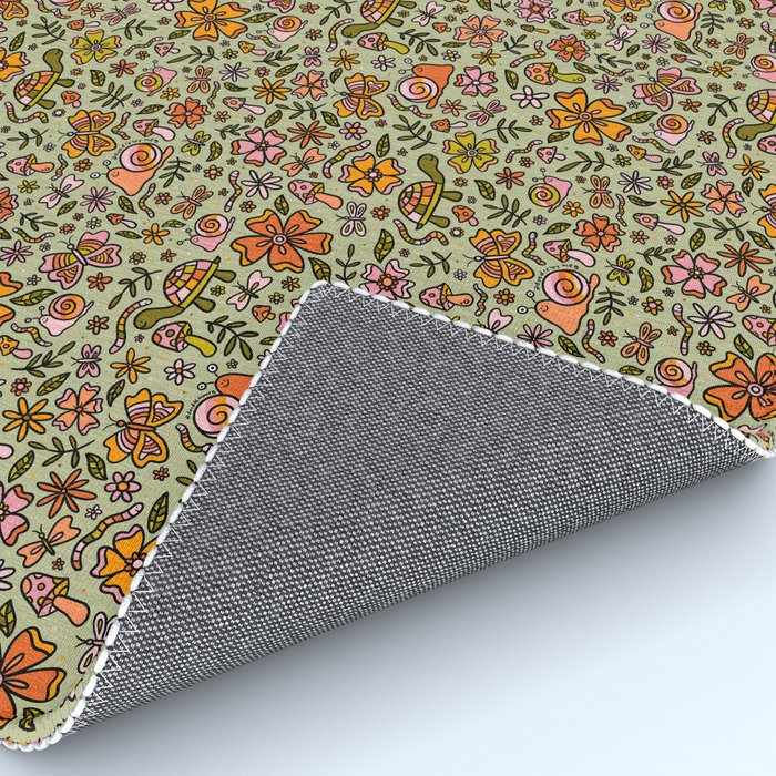 Spring Snail Print Rug Gallery Image 4