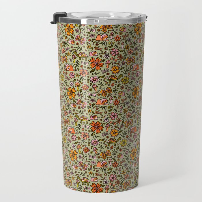 Spring Snail Print Travel Mug Gallery Image 3
