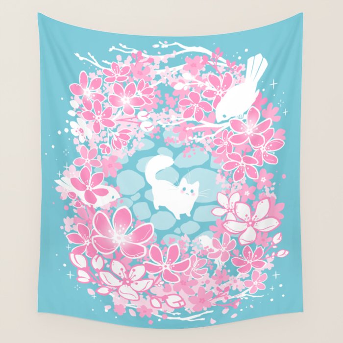 Spring Greeting Wall Tapestry Gallery Image 4