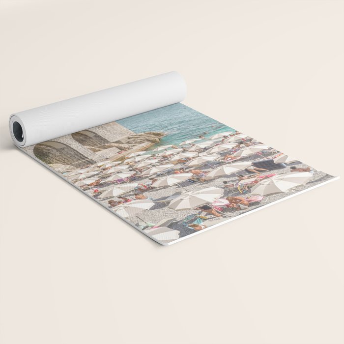 Marina Grande Beach Photo | Amalfi Coast Town In Italy Art Print | Summer Landscape Travel Photography Yoga Mat Gallery Image 2