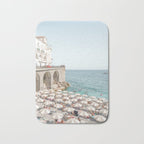Marina Grande Beach Photo | Amalfi Coast Town In Italy Art Print | Summer Landscape Travel Photography Bath Mat Gallery Image 1