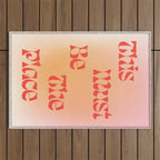 This Must Be The Place: Gradient Edition Outdoor Rug Gallery Image 1