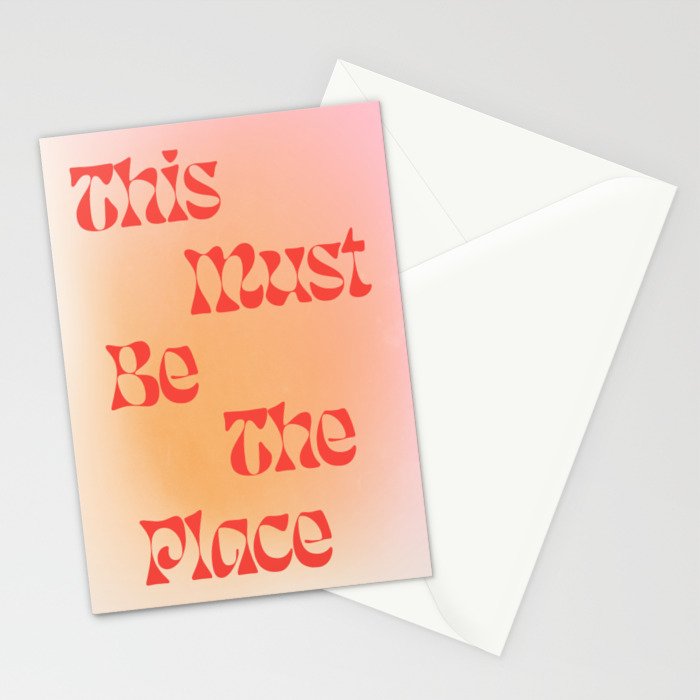 This Must Be The Place: Gradient Edition Stationery Card Gallery Image 2