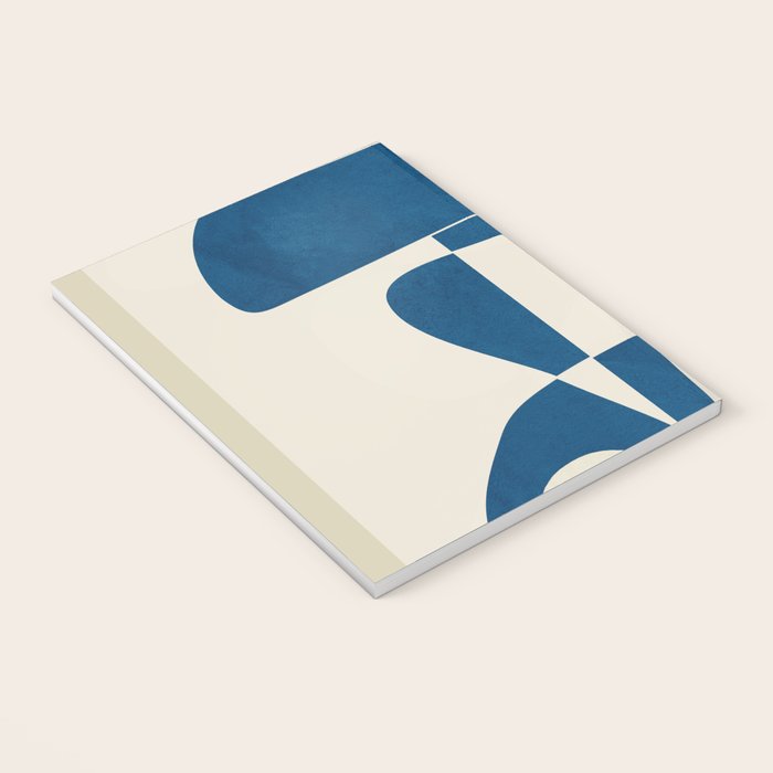 Minimal Abstract Cobalt Notebook Gallery Image 3