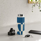 Minimal Abstract Cobalt Water Bottle Gallery Image 4