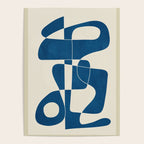Minimal Abstract Cobalt Poster Gallery Image 4
