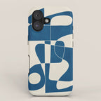 Minimal Abstract Cobalt iPhone Case Gallery Image 1