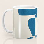 Minimal Abstract Cobalt Coffee Mug Gallery Image 3