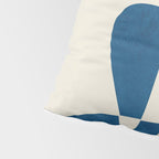 Minimal Abstract Cobalt Pillow Sham Gallery Image 4