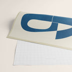Minimal Abstract Cobalt Wrapping Paper Gallery Image 2