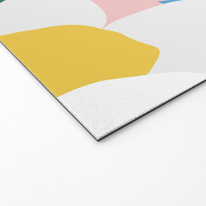 White Spring Florals Welcome Mat Gallery Image 2