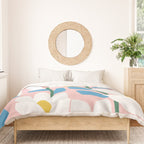 White Spring Florals Duvet Cover Gallery Image 3