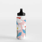 White Spring Florals Water Bottle Gallery Image 3