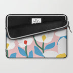 White Spring Florals Laptop Sleeve Gallery Image 2