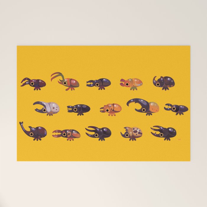 Rhino and Stag Welcome Mat Gallery Image 1