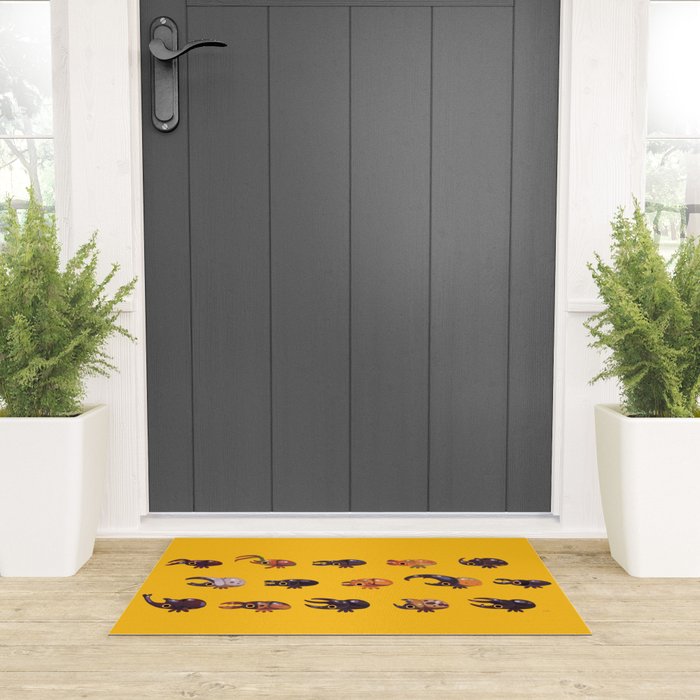Rhino and Stag Welcome Mat Gallery Image 3