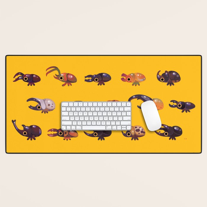 Rhino and Stag Desk Mat Gallery Image 1