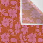 Pink and Orange floral Wall Tapestry Gallery Image 3
