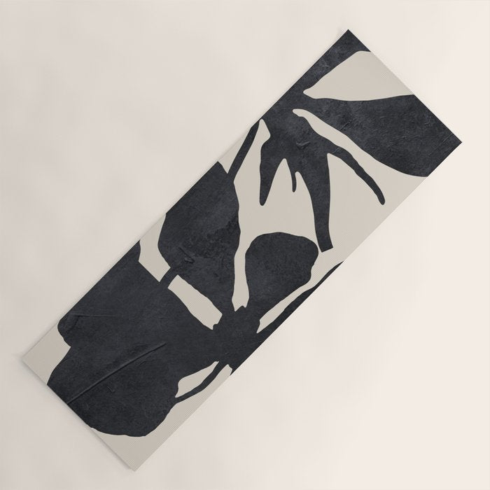 Abstract Art Minimal Flowers 3 Yoga Mat Gallery Image 1