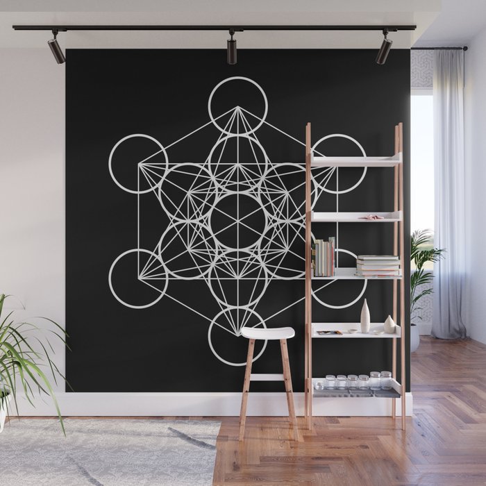 Metatron's Cube II Wall Mural Gallery Image 1