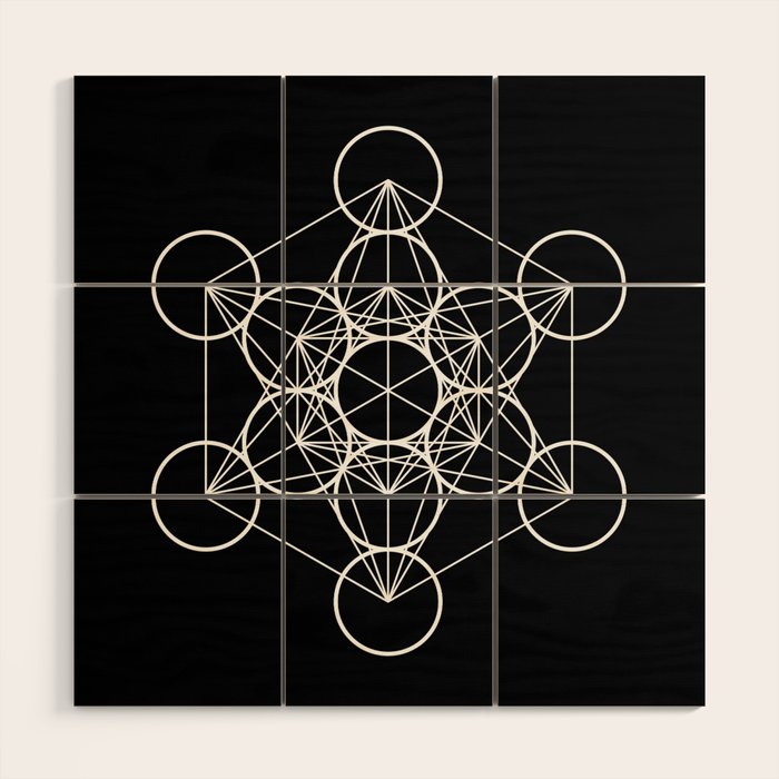 Metatron's Cube II Wood Wall Art Gallery Image 1