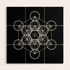 Metatron's Cube II Wood Wall Art Gallery Image 1