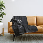 Minimal Snake XV Throw Blanket Gallery Image 1