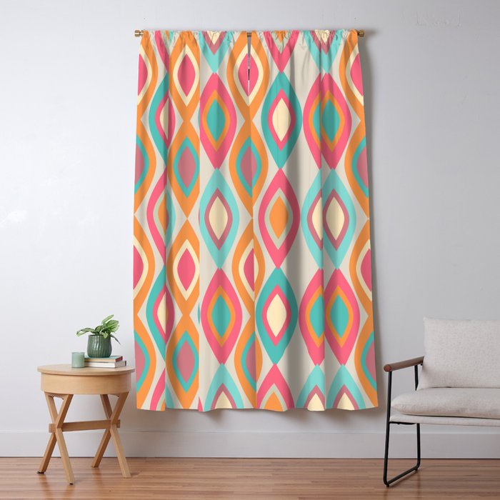Alegre Midcentury Modern Window Curtain Gallery Image 1