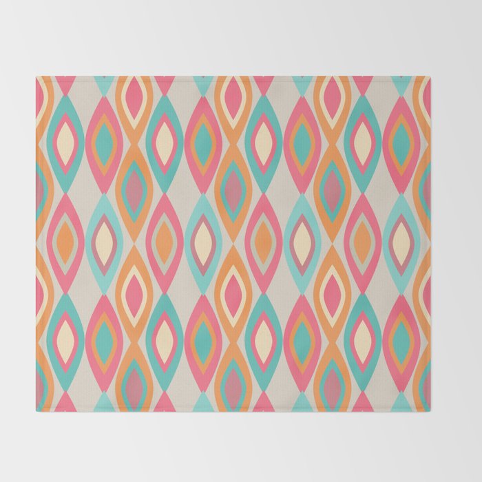 Alegre Midcentury Modern Throw Blanket Gallery Image 2