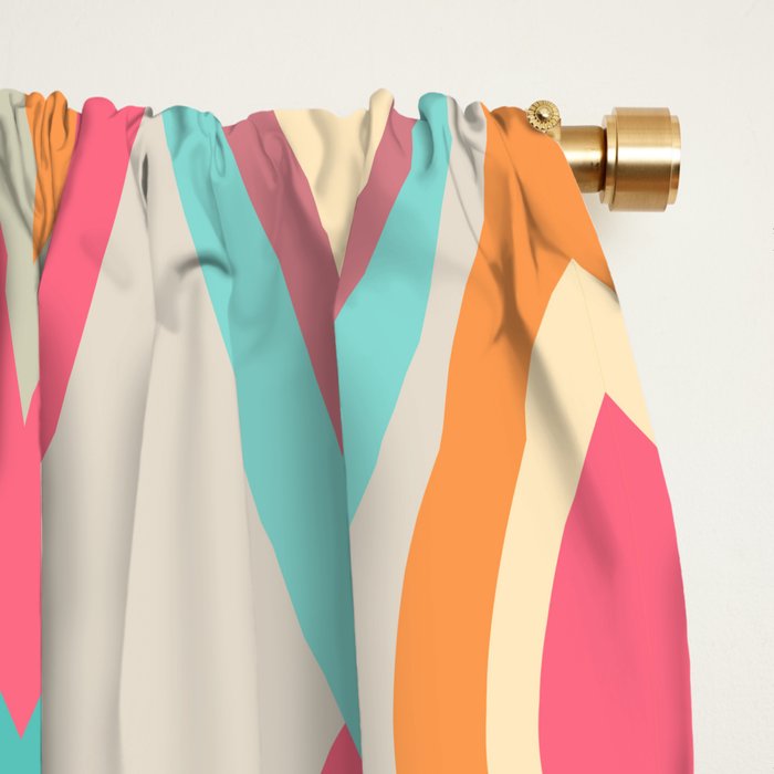 Alegre Midcentury Modern Window Curtain Gallery Image 2