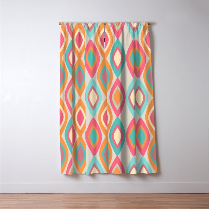 Alegre Midcentury Modern Window Curtain Gallery Image 3