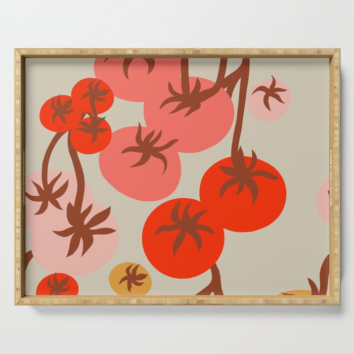 FARMFOLK TOMATO GARDEN Serving Tray Gallery Image 1