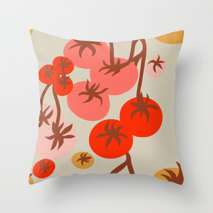 FARMFOLK TOMATO GARDEN Throw Pillow Gallery Image 6