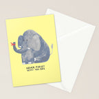 Elephant never forgets Stationery Card Gallery Image 2