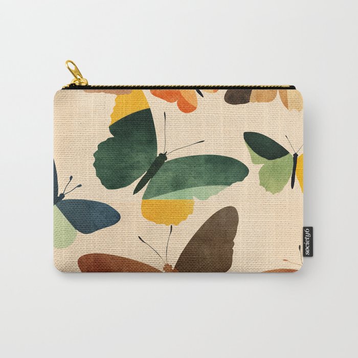 Beautiful Butterflies 1 Carry All Pouch Gallery Image 1