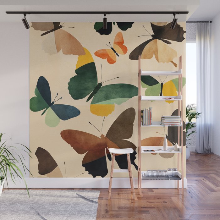 Beautiful Butterflies 1 Wall Mural Gallery Image 1