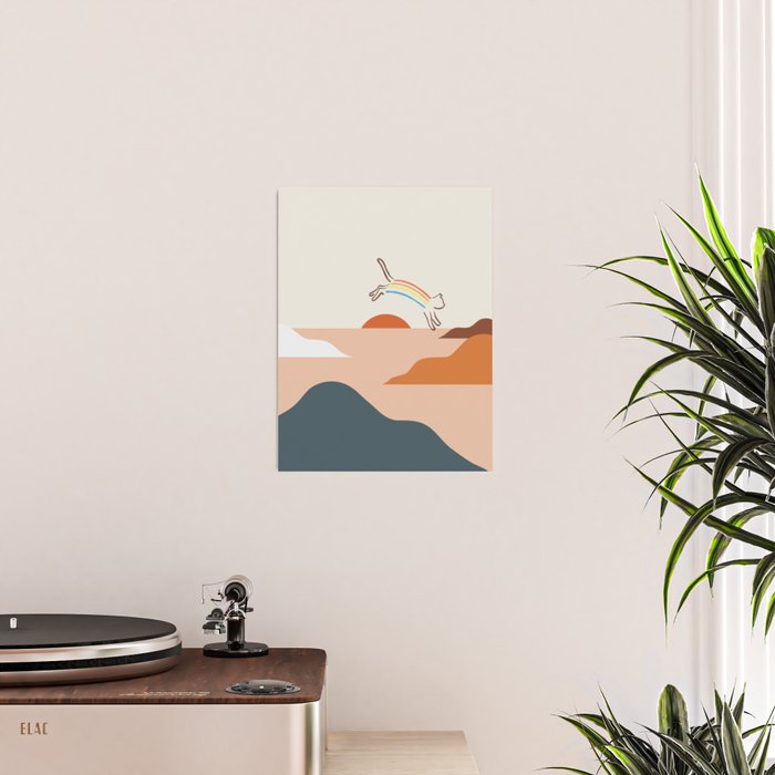 Cat Landscape 31C Poster Gallery Image 2