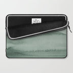 Abstract 1 Watercolor Sage Green Art Print By LandSartprints Laptop Sleeve Gallery Image 2