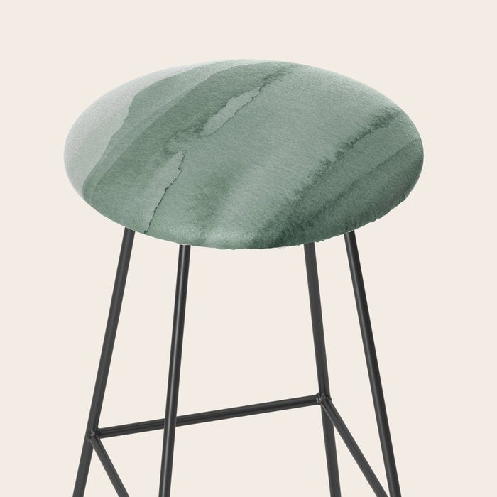 Abstract 1 Watercolor Sage Green Art Print By LandSartprints Stool Gallery Image 2