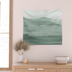 Abstract 1 Watercolor Sage Green Art Print By LandSartprints Wall Tapestry Gallery Image 2