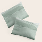 Abstract 1 Watercolor Sage Green Art Print By LandSartprints Pillow Sham Gallery Image 3