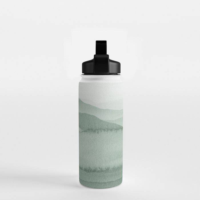 Abstract 1 Watercolor Sage Green Art Print By LandSartprints Water Bottle Gallery Image 2