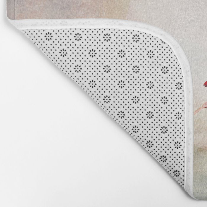 Flock of Flamingos Bath Mat Gallery Image 2