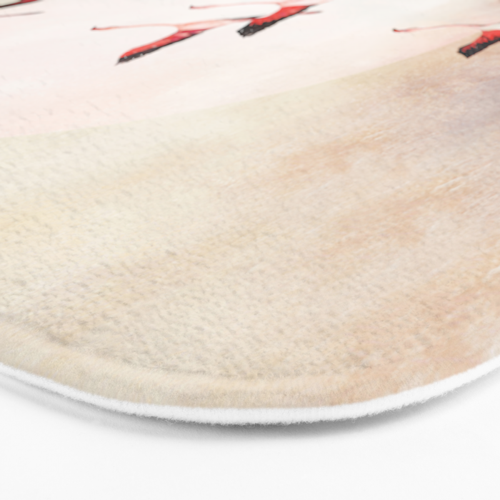 Flock of Flamingos Bath Mat Gallery Image 3