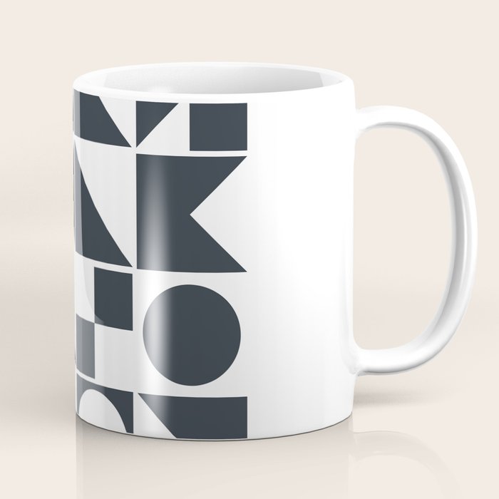 Mid Century Geometric 10 Coffee Mug Gallery Image 1