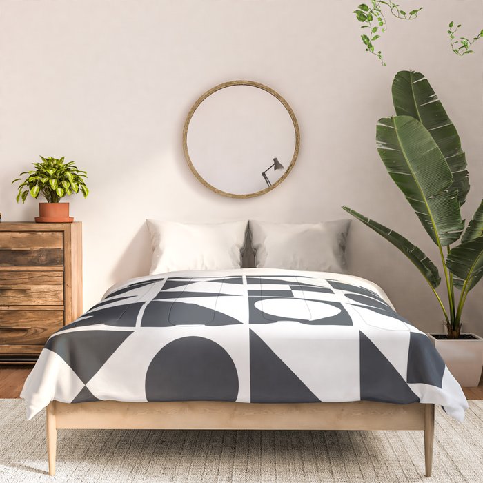 Mid Century Geometric 10 Comforter Gallery Image 3