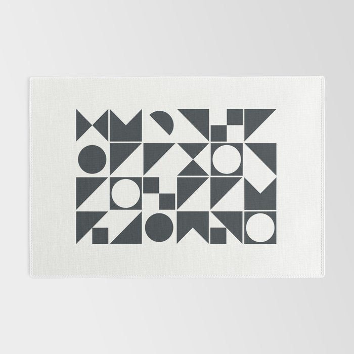 Mid Century Geometric 10 Rug Gallery Image 2