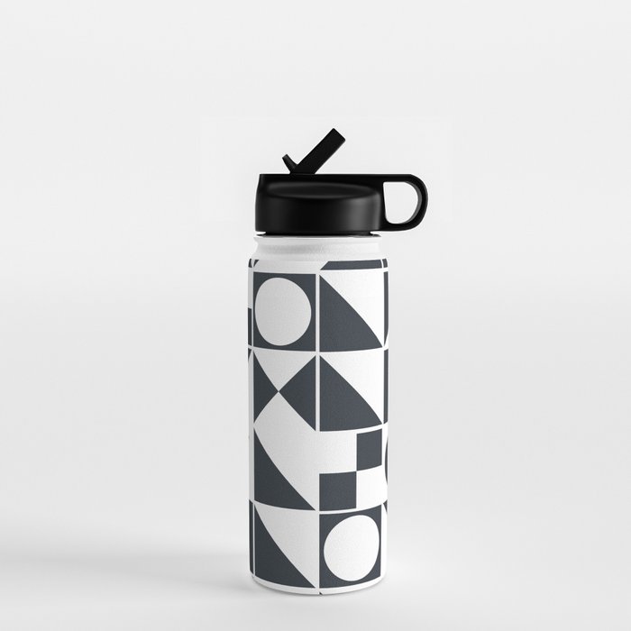 Mid Century Geometric 10 Water Bottle Gallery Image 1